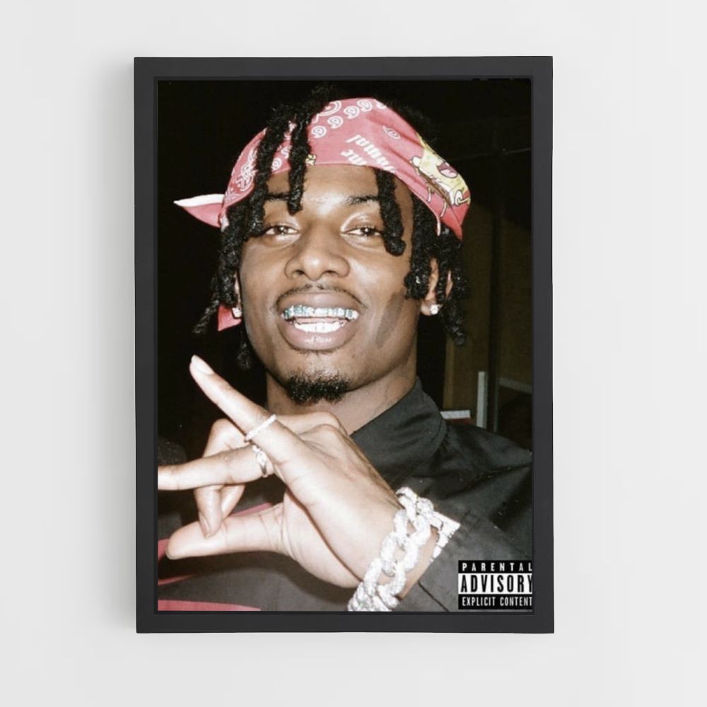 Playboy Carti Bandana-Poster