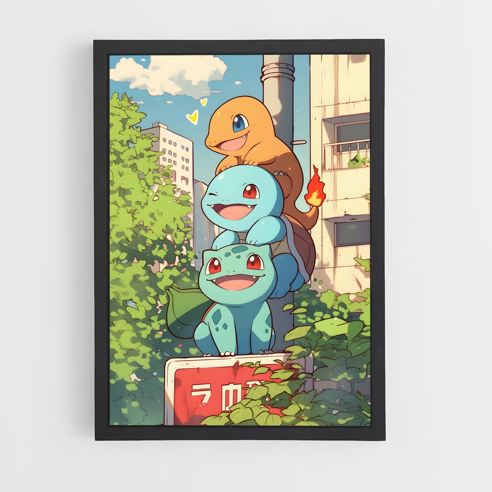 pokemon-19 cadre Noir