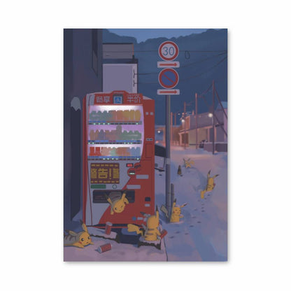 Poster Pikachu Vending Machine