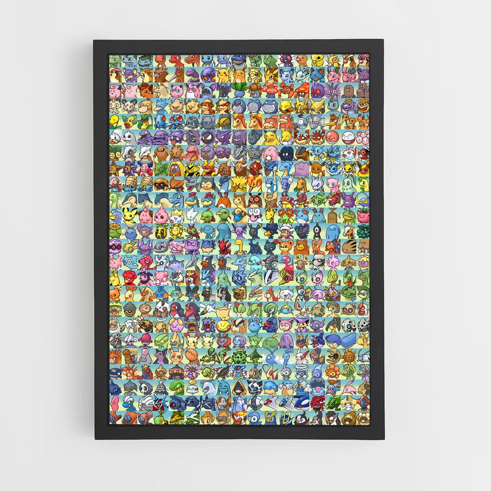 pokemon-7 cadre Noir