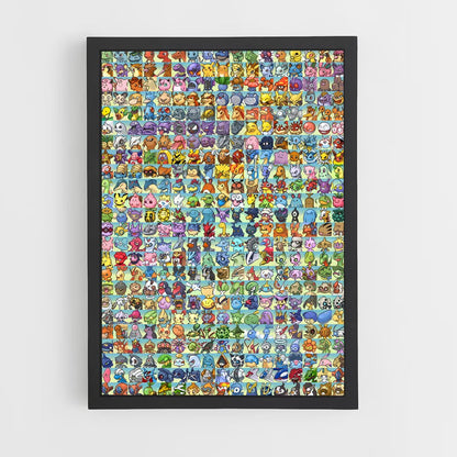 pokemon-7 cadre Noir