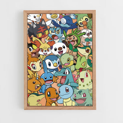 Poster Pokemon-Starter