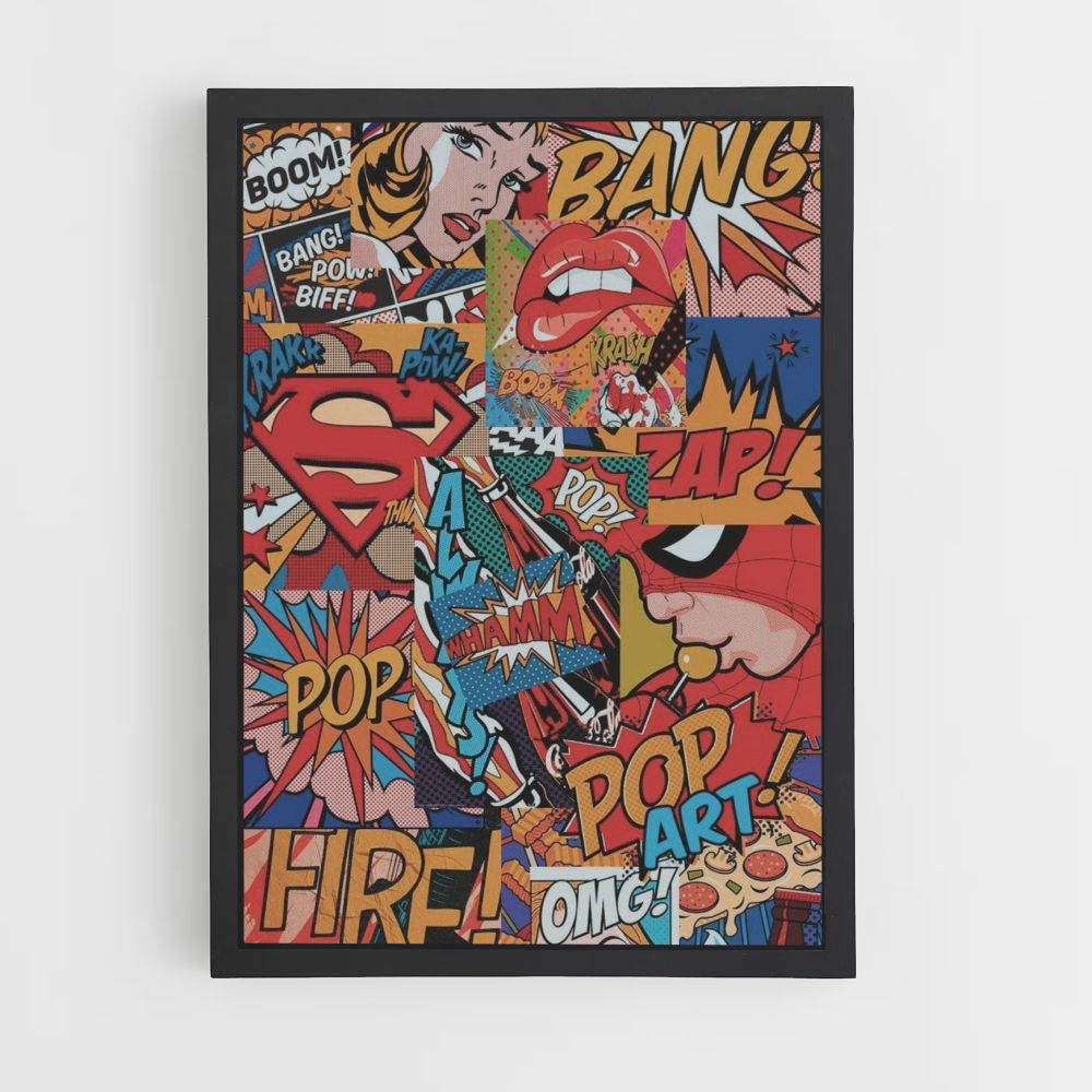 Poster Pop Art Comics