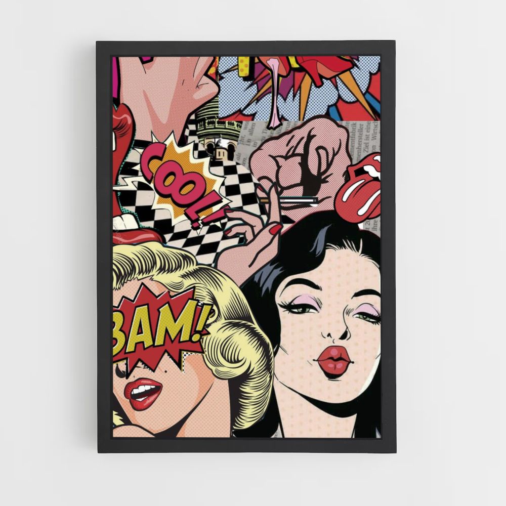 Pop-Art-Pin-Up-Poster