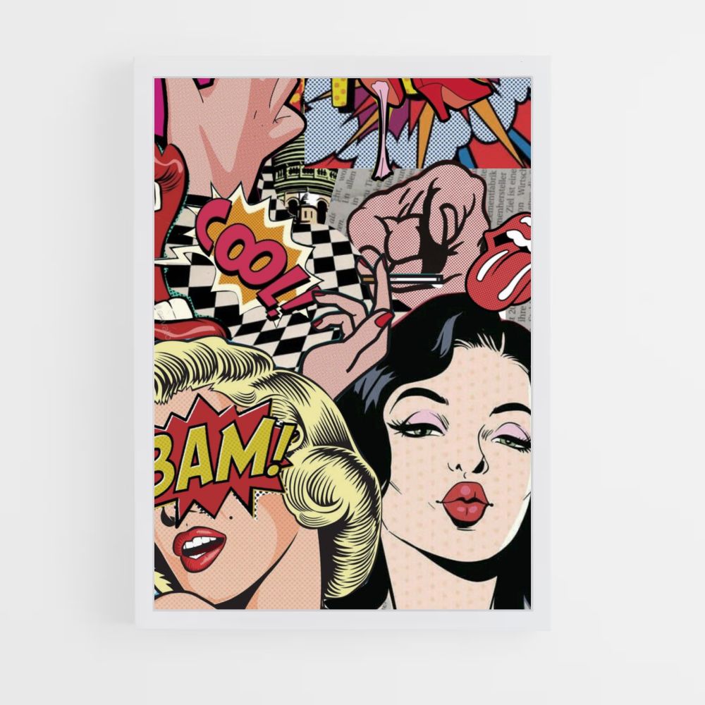 Pop-Art-Pin-Up-Poster