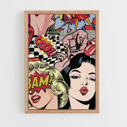 Pop-Art-Pin-Up-Poster