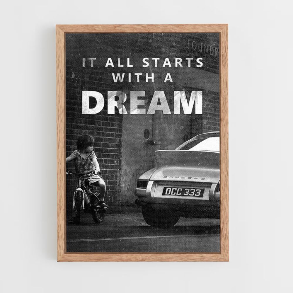 Poster Porsche Dream