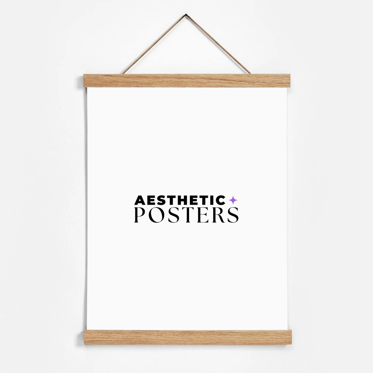 Magnetischer Posterhalter aus Holz
