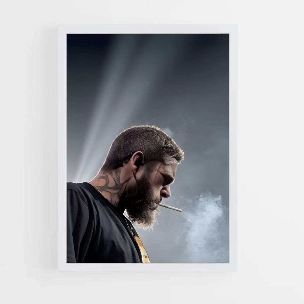 post-malone-15 cadre Blanc