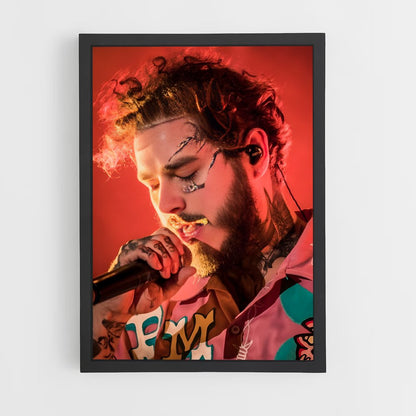 post-malone-3 cadre Noir