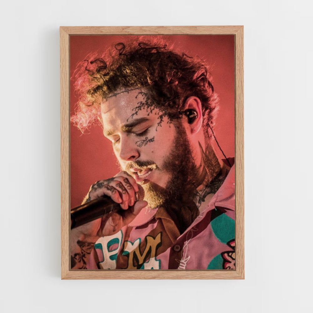 Post-Malone-Konzertplakat