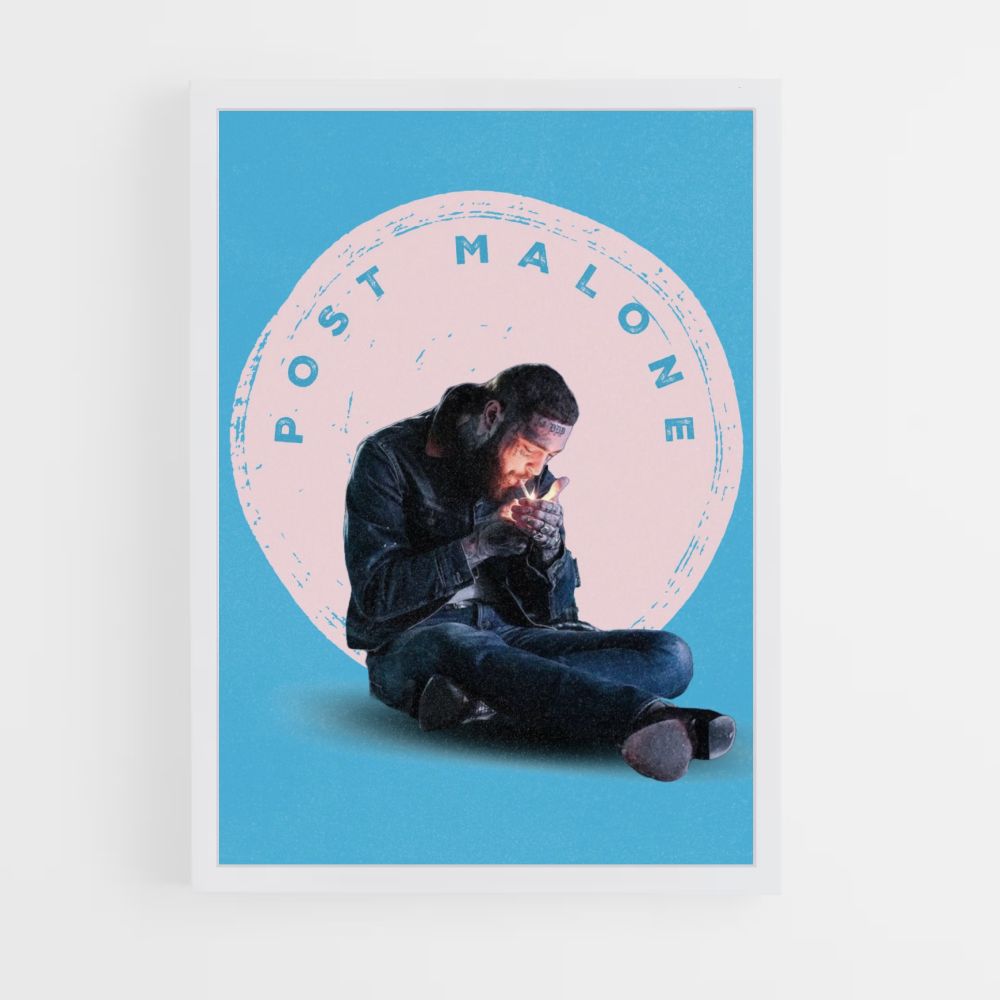 Poster Post Malone Blue