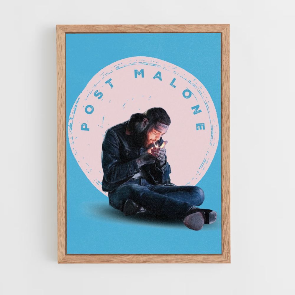 Poster Post Malone Blue