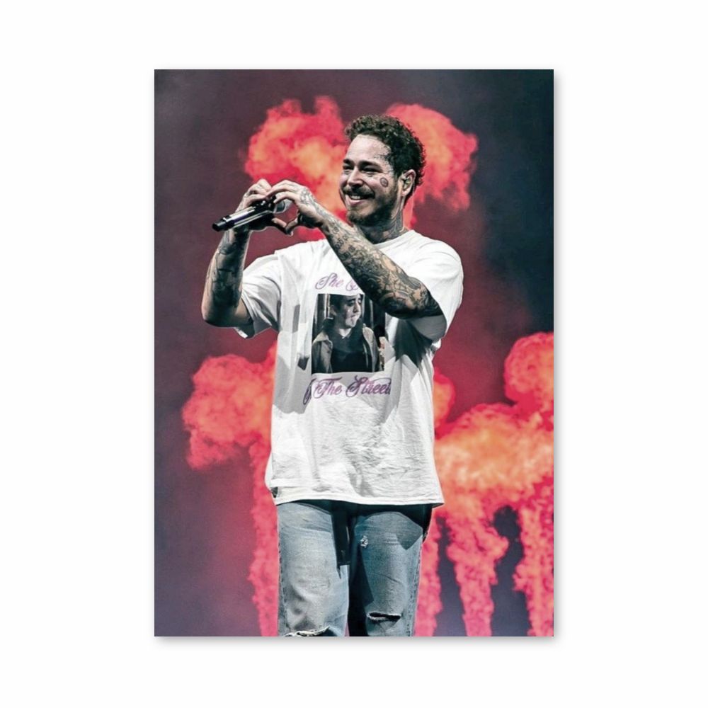 Post-Malone-Feuer-Poster