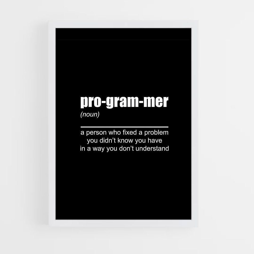 programmer-11 cadre Blanc