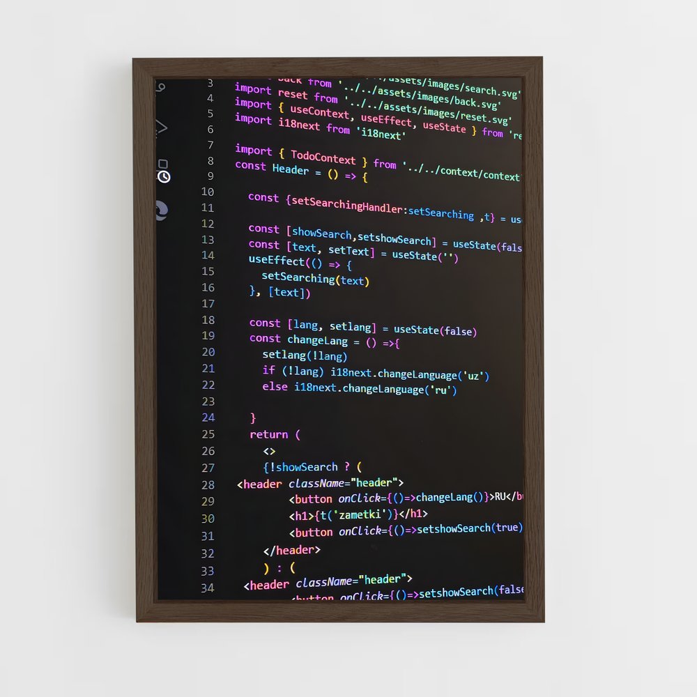 programmer-16 cadre Bois foncé