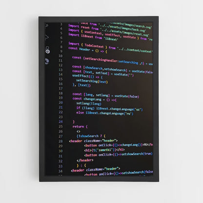programmer-16 cadre Noir