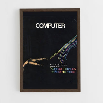 programmer-8 cadre Bois foncé