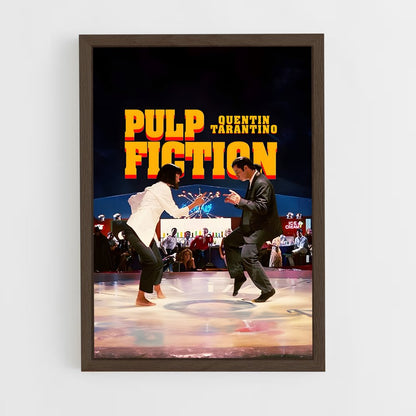 pulp-fiction-7 cadre Bois foncé