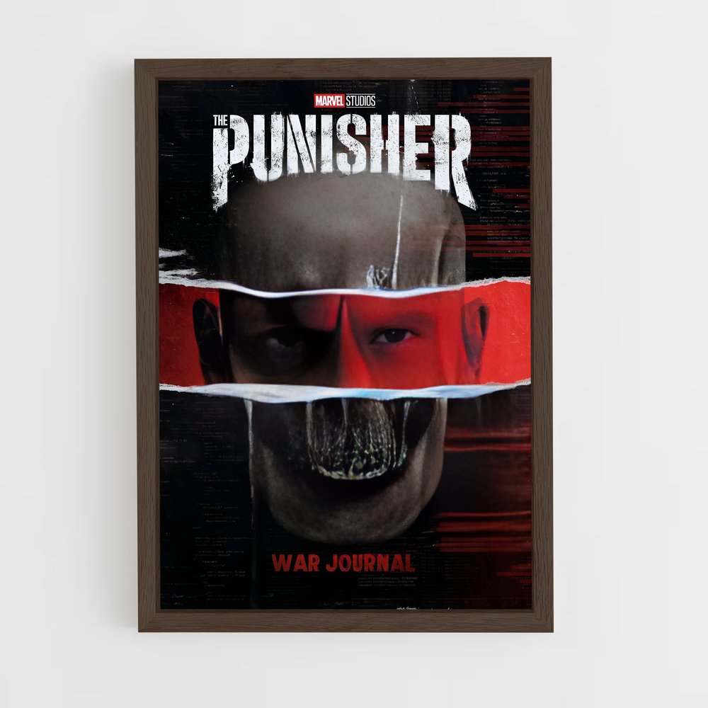 punisher-11 cadre Bois foncé