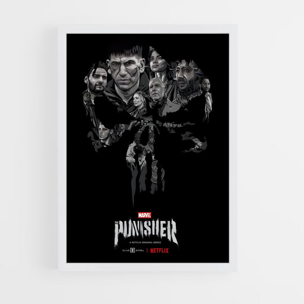 punisher-12 cadre Blanc
