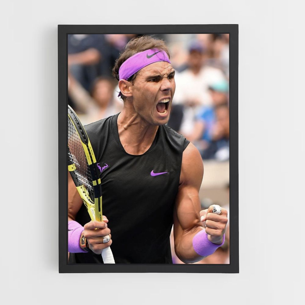 Poster Rafael Nadal Lila