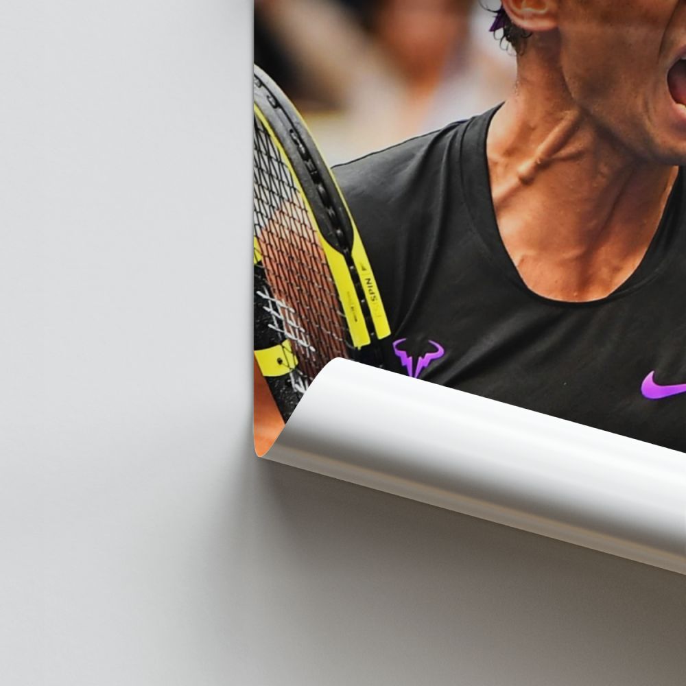 Poster Rafael Nadal Lila