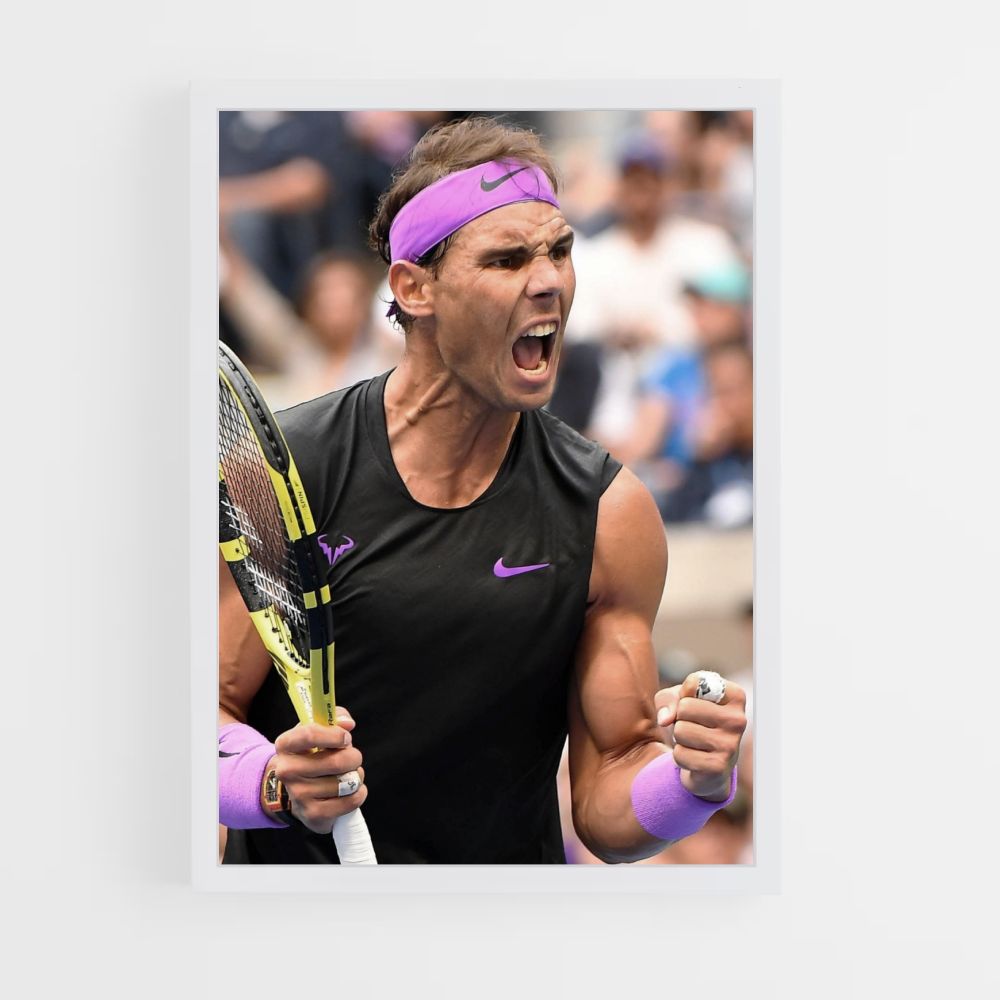 Poster Rafael Nadal Lila