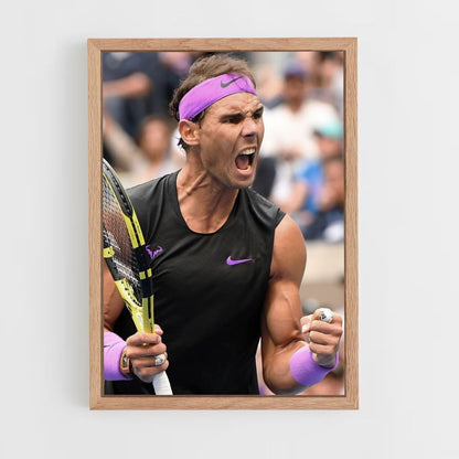 Poster Rafael Nadal Lila