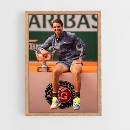 raphael-nadal-4 cadre Bois clair
