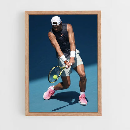 Poster Rafael Nadal Blau