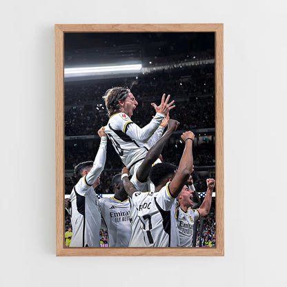 real-madrid-6 cadre Bois clair