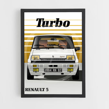renault-10 cadre Noir