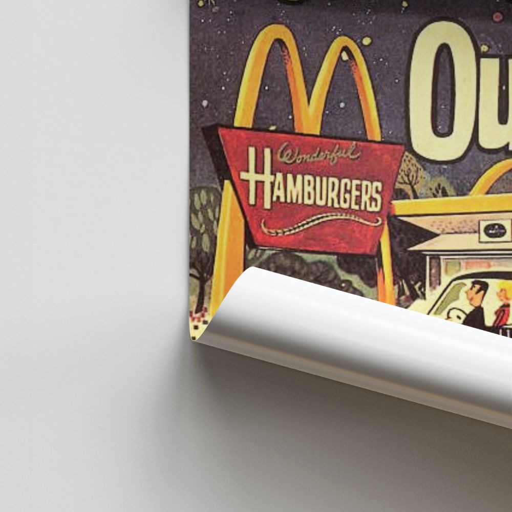 McDonald's Vintage Poster