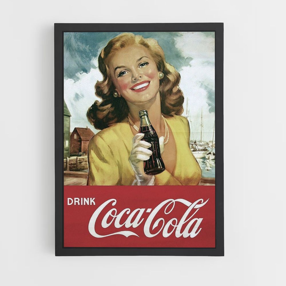 Vintages Coca-Cola-Poster