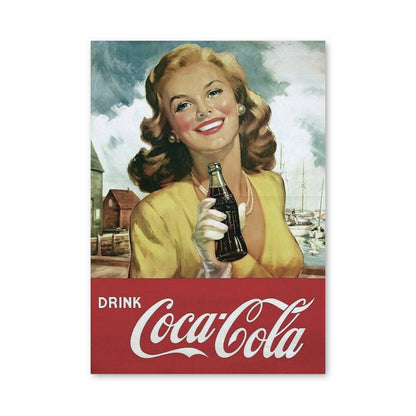 Vintages Coca-Cola-Poster