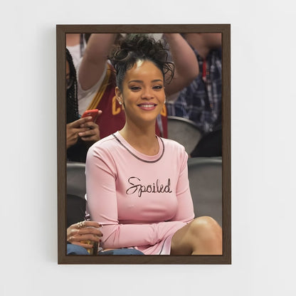 rihanna-3 cadre Bois foncé
