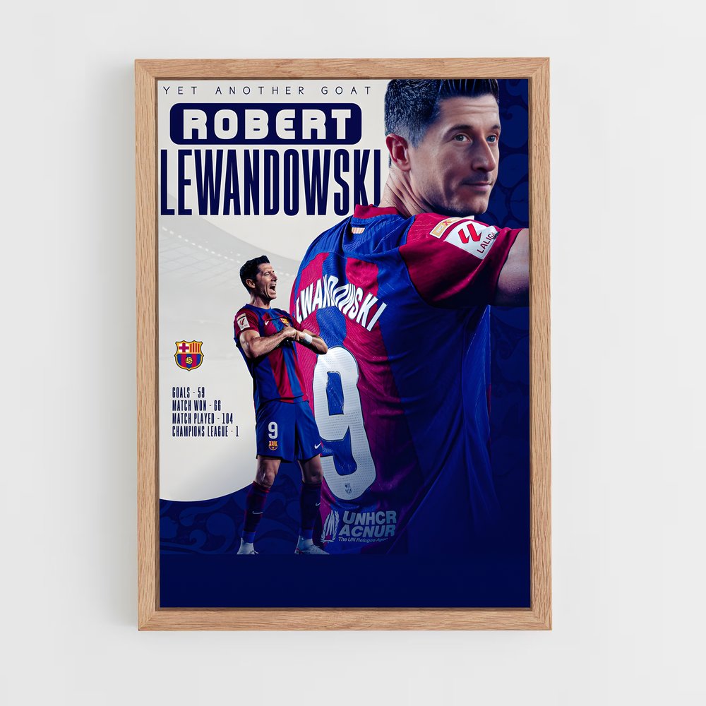 robert-lewandowski-12 cadre Bois clair