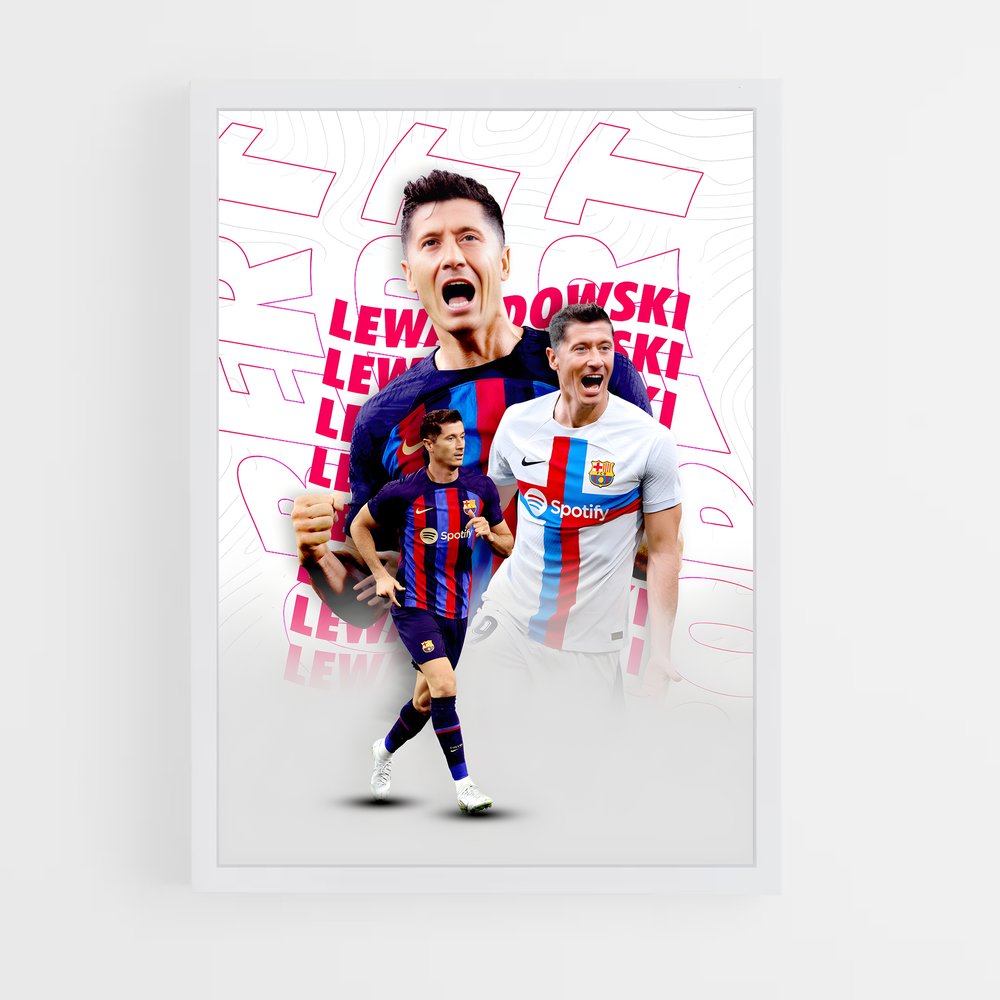 robert-lewandowski-17 cadre Blanc