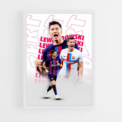 robert-lewandowski-17 cadre Blanc