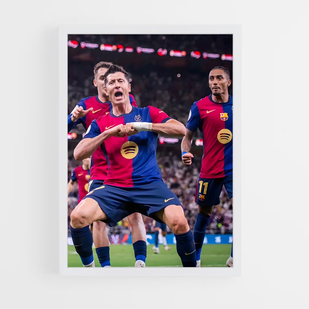 robert-lewandowski-19 cadre Blanc