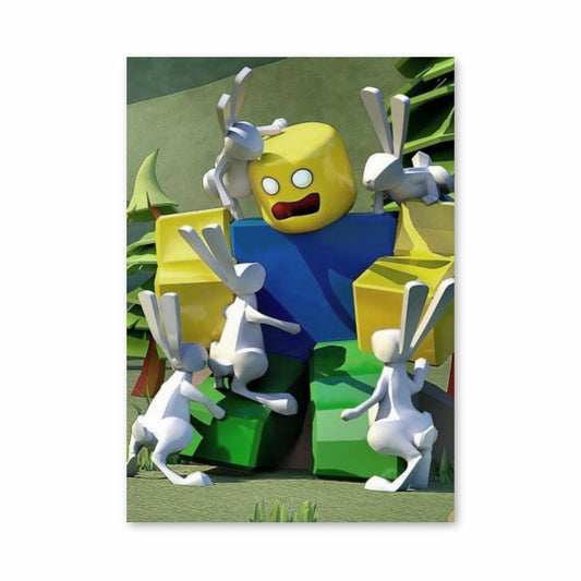 Poster Roblox-Kaninchen