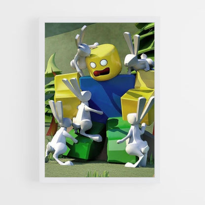 Poster Roblox-Kaninchen