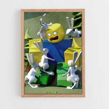 Poster Roblox-Kaninchen