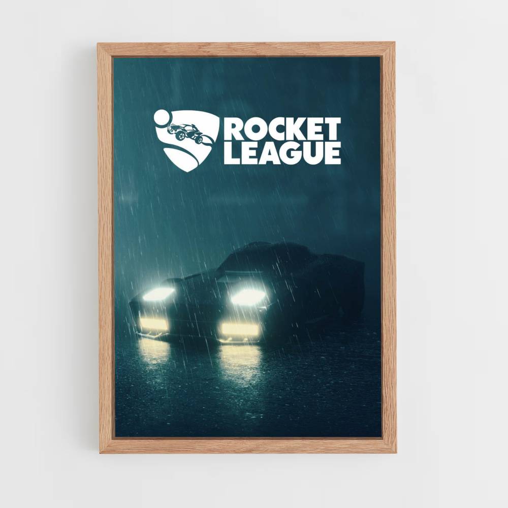 Rocket League-Regenplakat