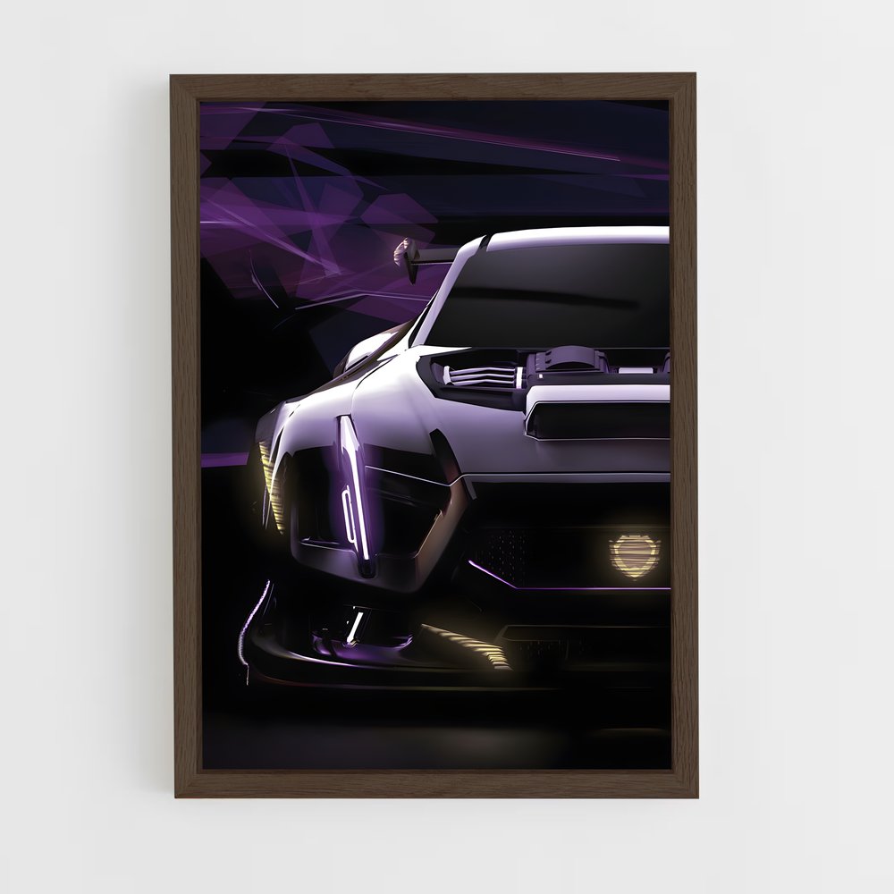rocket-league-11 cadre Bois foncé