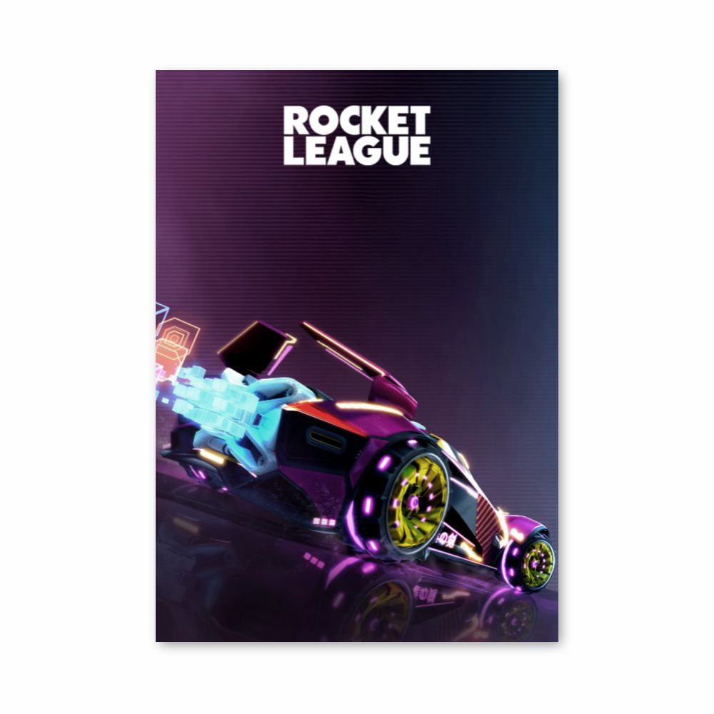 Poster Rocket League Auto