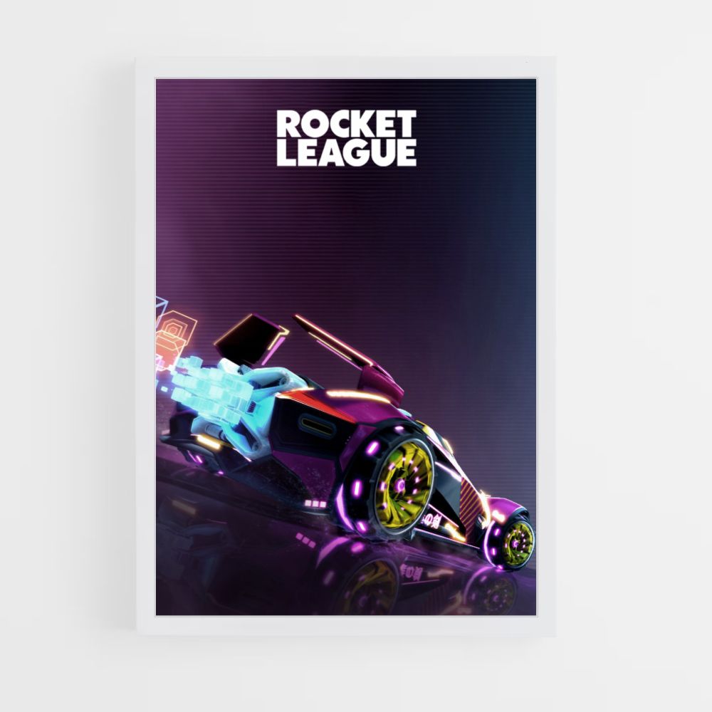 Poster Rocket League Auto