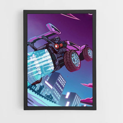 Poster Rocket League Lila