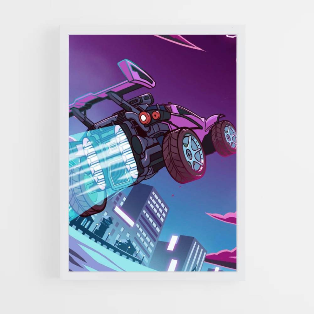 Poster Rocket League Lila